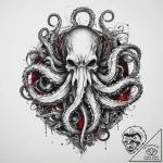 Tattoo sketch kraken tentacles, tattoo line a… – tattoo sketch (№1760600001_0, 16.10.2025 07:33) — tattoovalue.net
