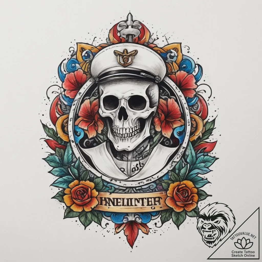 Tattoo sketch path, concept art for tattoo, v... - tattoo sketch (№1760604337_0, 16.10.2025 08:45) — tattoovalue.net
