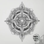 Tattoo sketch cosmic tale, ink illustration f… – tattoo sketch (№1760605200_0, 16.10.2025 09:00) — tattoovalue.net