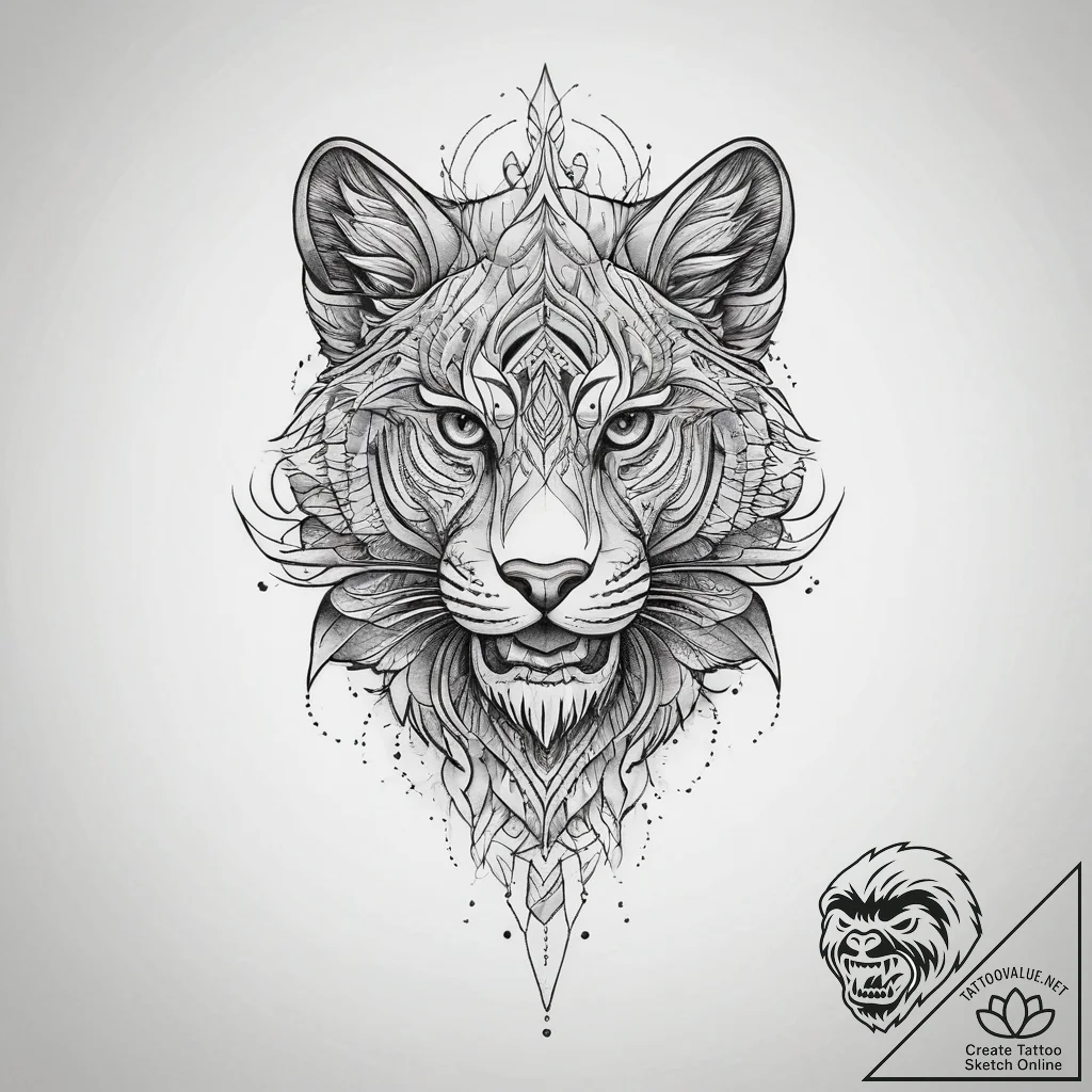 Tattoo sketch silver, concept art for tattoo,... - tattoo sketch (№1760605848_0, 16.10.2025 09:10) — tattoovalue.net