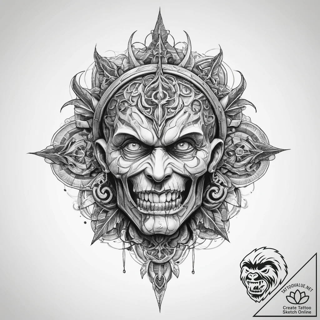 Tattoo sketch epic quest start - tattoo sketch (№1760607801_0, 16.10.2025 09:43) — tattoovalue.net