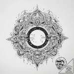 Tattoo sketch cosmic world, tattoo flash shee… – tattoo sketch (№1760608880_0, 16.10.2025 10:01) — tattoovalue.net