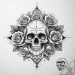 Tattoo sketch cosmic source, ink illustration… – tattoo sketch (№1760609529_0, 16.10.2025 10:12) — tattoovalue.net