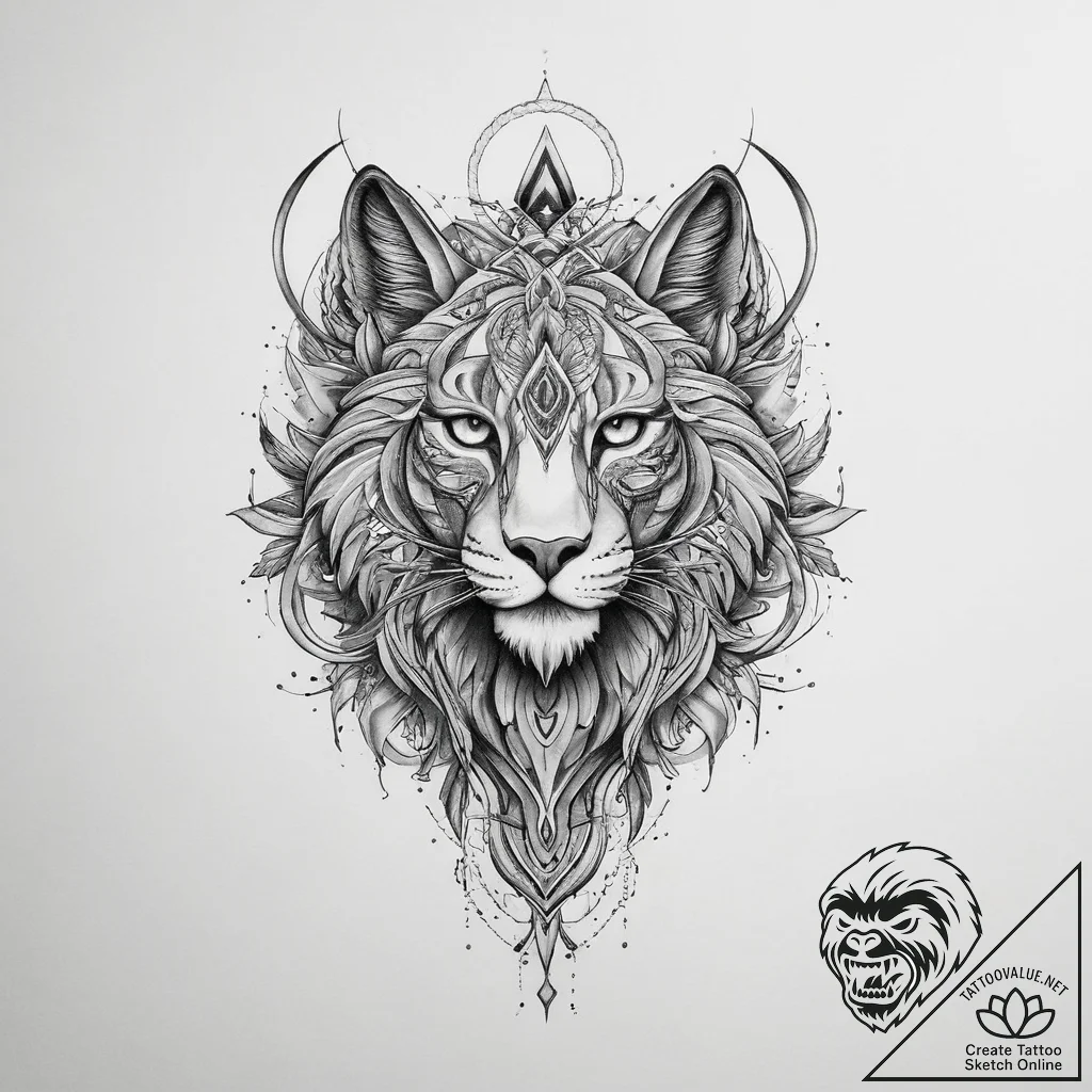 Tattoo sketch mirage, concept art for tattoo,... - tattoo sketch (№1760609746_0, 16.10.2025 10:15) — tattoovalue.net