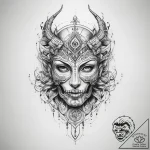 Tattoo sketch riddle – tattoo sketch (№1760609962_0, 16.10.2025 10:19) — tattoovalue.net