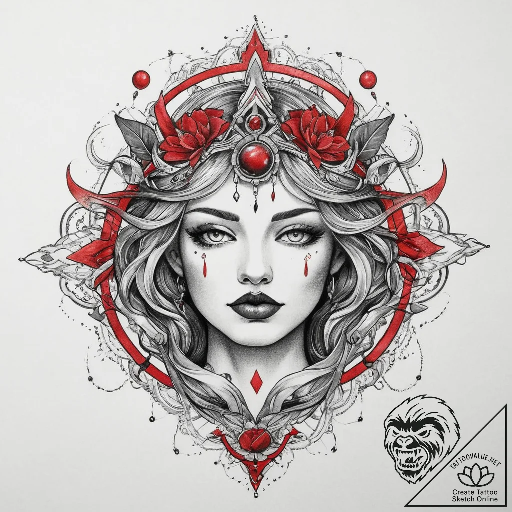 Tattoo sketch cosmic source, tattoo line art,... - tattoo sketch (№1760611920_0, 16.10.2025 10:52) — tattoovalue.net