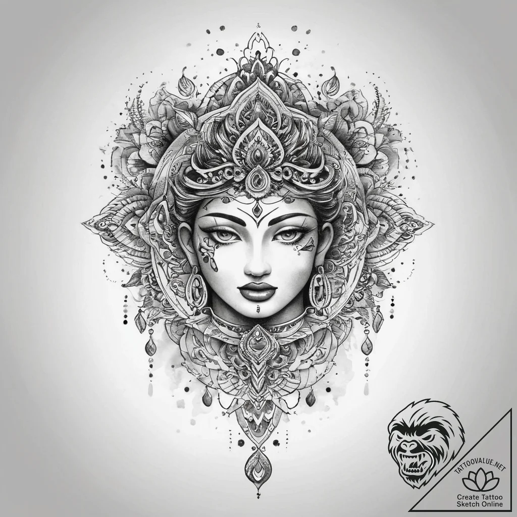 Tattoo sketch karma, artistic tattoo sketch,... - tattoo sketch (№1760612353_0, 16.10.2025 10:59) — tattoovalue.net