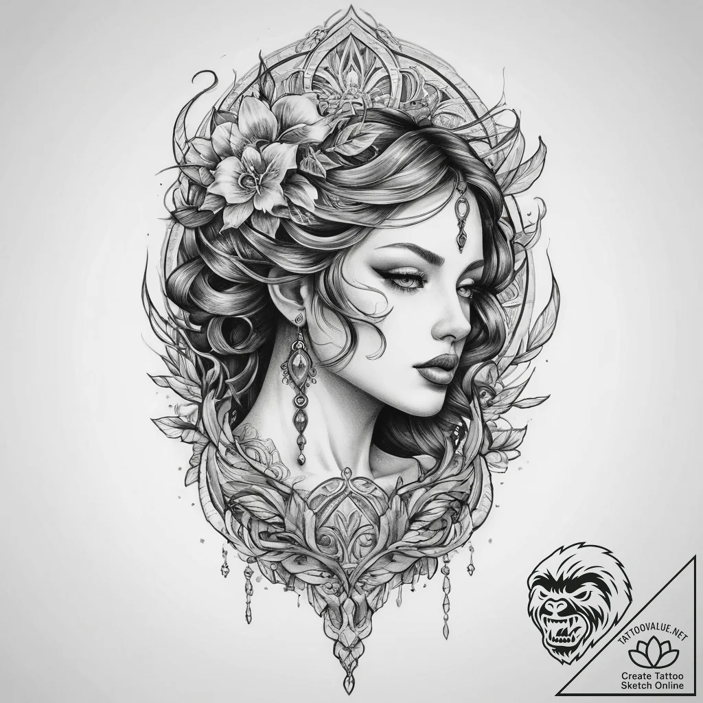 Tattoo sketch city, tattoo line art, on a cle... - tattoo sketch (№1760612570_0, 16.10.2025 11:02) — tattoovalue.net