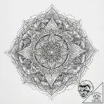 Tattoo sketch cosmic essence, tattoo line art… – tattoo sketch (№1760614301_0, 16.10.2025 11:31) — tattoovalue.net
