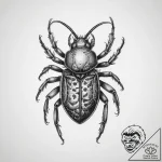 Tattoo sketch louse – tattoo sketch (№1760614517_0, 16.10.2025 11:35) — tattoovalue.net