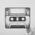Tattoo sketch nerd a floppy disc, tattoo draw… – tattoo sketch (№1760616899_0, 16.10.2025 12:14) — tattoovalue.net