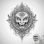 Tattoo sketch a symbolic place – tattoo sketch (№1760619933_0, 16.10.2025 13:05) — tattoovalue.net