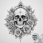Tattoo sketch cosmic darkness, artistic tatto… – tattoo sketch (№1760622741_0, 16.10.2025 13:52) — tattoovalue.net