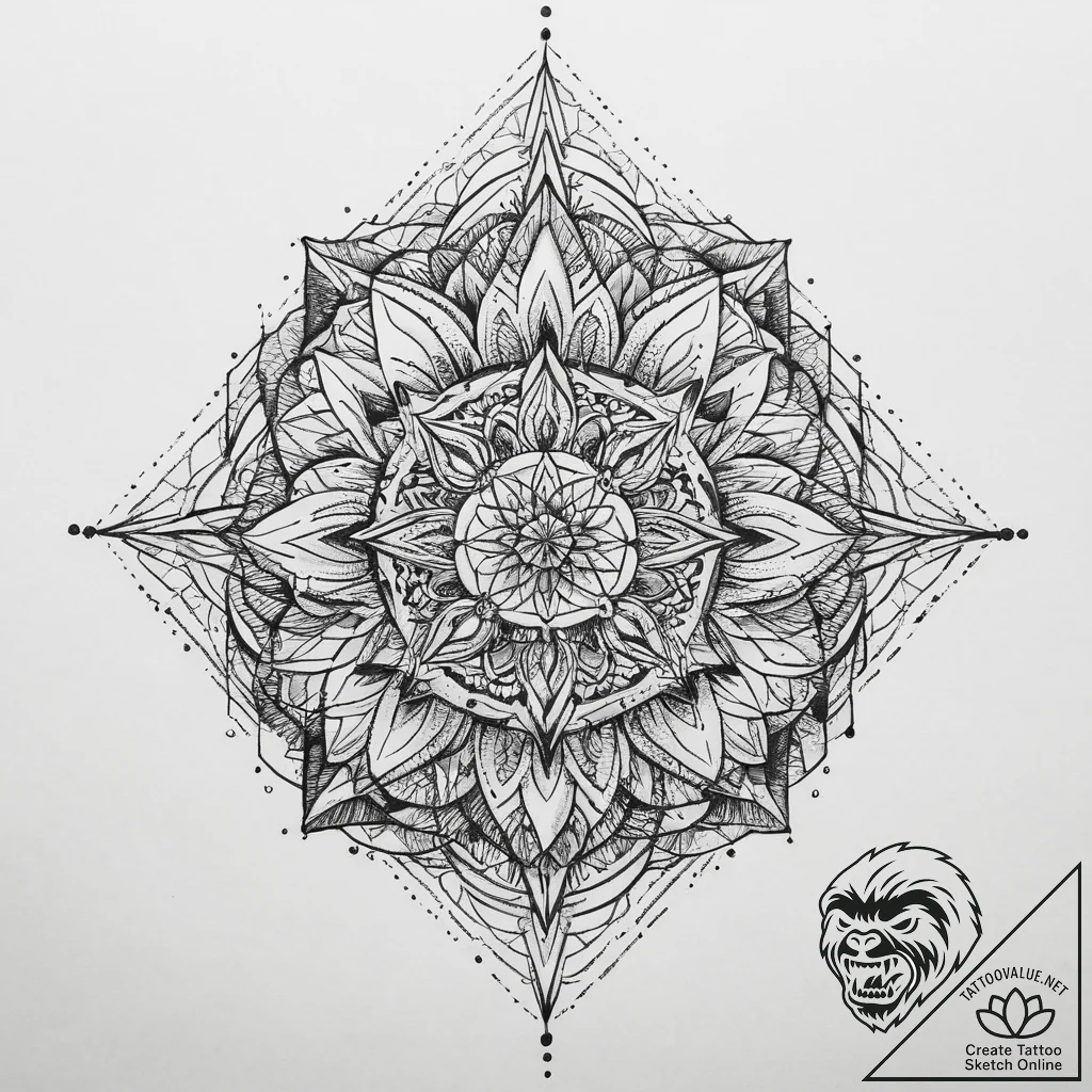 Tattoo sketch secret, tattoo flash sheet desi... - tattoo sketch (№1760623388_0, 16.10.2025 14:03) — tattoovalue.net
