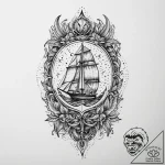 Tattoo sketch leg, tattoo flash sheet design,… – tattoo sketch (№1760624911_0, 16.10.2025 14:28) — tattoovalue.net