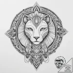 Tattoo sketch egyptian goddess sekhmet, tatto… – tattoo sketch (№1760629029_0, 16.10.2025 15:37) — tattoovalue.net