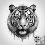 Tattoo sketch old school голова тигра, tattoo… – tattoo sketch (№1760629893_0, 16.10.2025 15:51) — tattoovalue.net