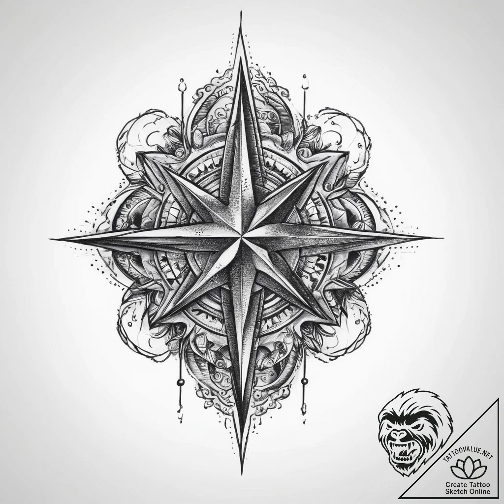 Tattoo sketch stardust, concept art for tatto... - tattoo sketch (№1760631406_0, 16.10.2025 16:16) — tattoovalue.net