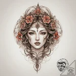 Tattoo sketch bronze, artistic tattoo sketch,… – tattoo sketch (№1760632067_0, 16.10.2025 16:27) — tattoovalue.net