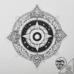 Tattoo sketch cosmic self, tattoo sketch desi… – tattoo sketch (№1760636408_0, 16.10.2025 17:40) — tattoovalue.net