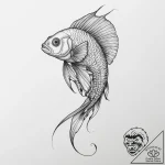 Tattoo sketch cleaner wrasse, artistic tattoo… – tattoo sketch (№1760640733_0, 16.10.2025 18:52) — tattoovalue.net