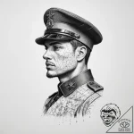 Tattoo sketch soldier with a map, tattoo sket… – tattoo sketch (№1760645277_0, 16.10.2025 20:07) — tattoovalue.net
