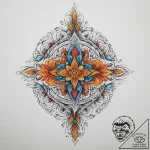 Tattoo sketch amber, ink illustration for tat… – tattoo sketch (№1760646790_0, 16.10.2025 20:33) — tattoovalue.net