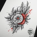 Tattoo sketch nature, tattoo flash sheet desi… – tattoo sketch (№1760649180_0, 16.10.2025 21:13) — tattoovalue.net