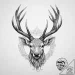 Tattoo sketch celtic stag, tattoo sketch desi… – tattoo sketch (№1760652833_0, 16.10.2025 22:13) — tattoovalue.net