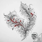 Tattoo sketch узор в виде листа, artistic tat… – tattoo sketch (№1760655469_0, 16.10.2025 22:57) — tattoovalue.net
