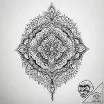 Tattoo sketch lace tattoo – tattoo sketch (№1760665439_0, 17.10.2025 01:43) — tattoovalue.net