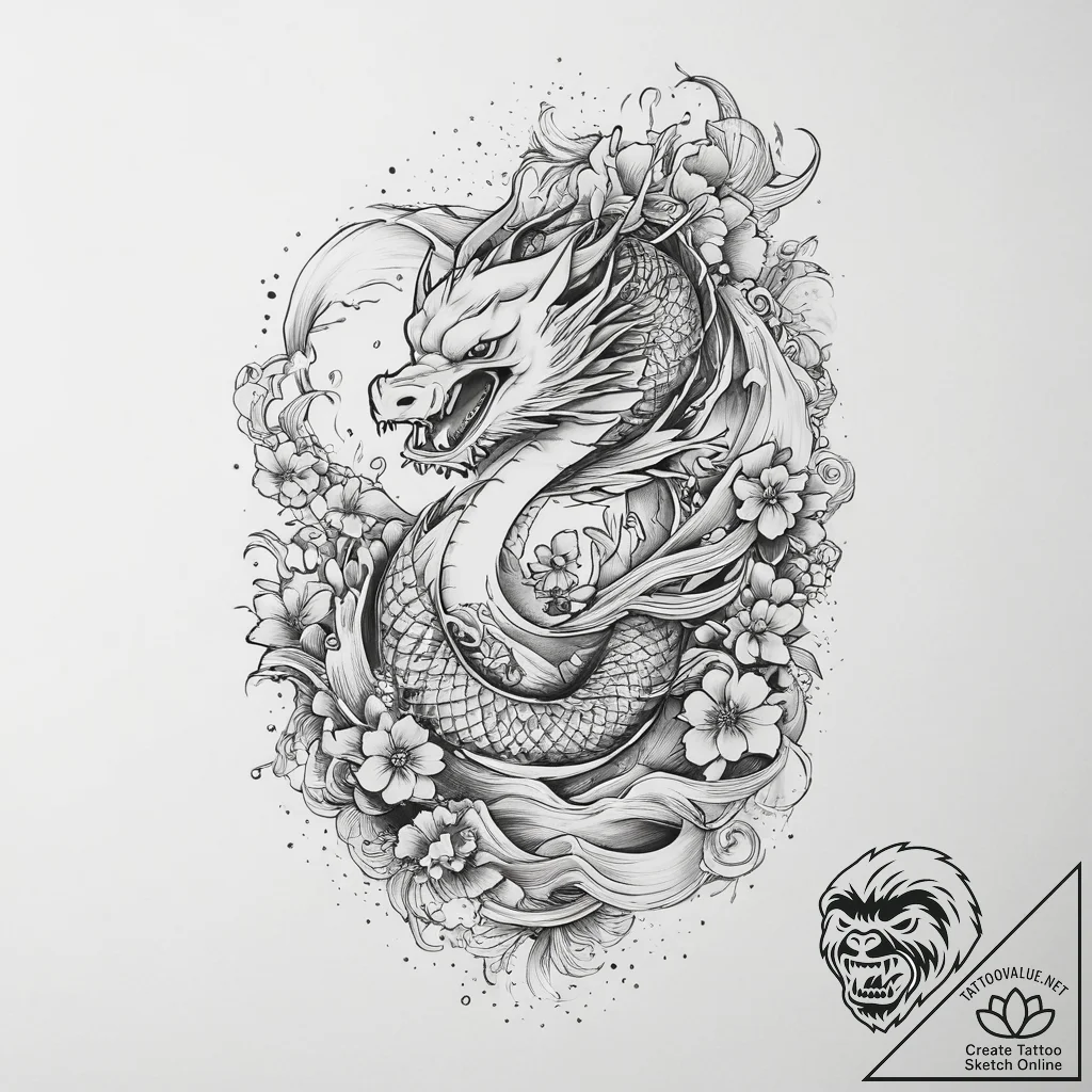 Tattoo sketch cosmic self, ink illustration f... - tattoo sketch (№1760666306_0, 17.10.2025 01:58) — tattoovalue.net