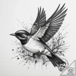 Tattoo sketch tree swallow, tattoo sketch des… – tattoo sketch (№1760672175_0, 17.10.2025 03:36) — tattoovalue.net