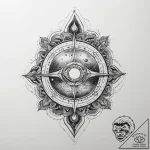 Tattoo sketch cosmic essence, concept art for… – tattoo sketch (№1760674367_0, 17.10.2025 04:12) — tattoovalue.net