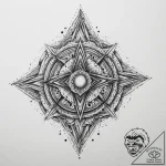 Tattoo sketch cosmic dimension, tattoo line a… – tattoo sketch (№1760677126_0, 17.10.2025 04:58) — tattoovalue.net