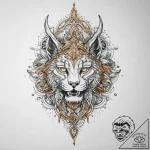 Tattoo sketch gold – tattoo sketch (№1760678643_0, 17.10.2025 05:24) — tattoovalue.net