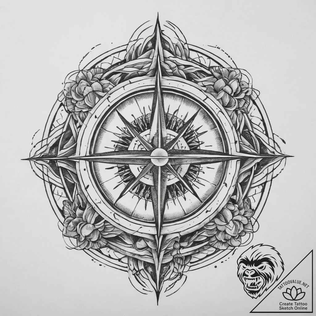 Tattoo sketch cosmic unknown, artistic tattoo... - tattoo sketch (№1760678858_0, 17.10.2025 05:27) — tattoovalue.net