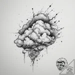 Tattoo sketch storm cloud, ink illustration f… – tattoo sketch (№1760681036_0, 17.10.2025 06:03) — tattoovalue.net