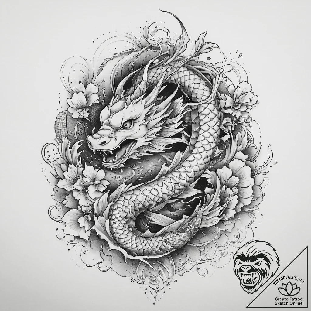 Tattoo sketch gadfly, concept art for tattoo,... - tattoo sketch (№1760681695_0, 17.10.2025 06:14) — tattoovalue.net