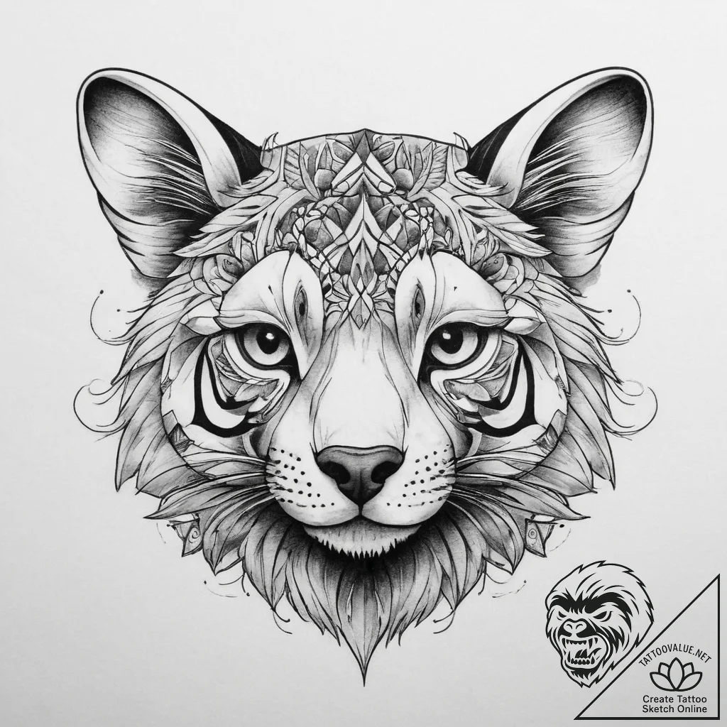 Tattoo sketch cute animal tattoo, artistic ta... - tattoo sketch (№1760682781_0, 17.10.2025 06:33) — tattoovalue.net