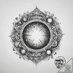 Tattoo sketch cosmic sphere, artistic tattoo… – tattoo sketch (№1760683653_0, 17.10.2025 06:47) — tattoovalue.net
