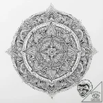 Tattoo sketch slavic embroidery pattern with… – tattoo sketch (№1760683871_0, 17.10.2025 06:51) — tattoovalue.net