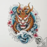 Tattoo sketch soldier with a gold, ink illust… – tattoo sketch (№1760684307_0, 17.10.2025 06:58) — tattoovalue.net
