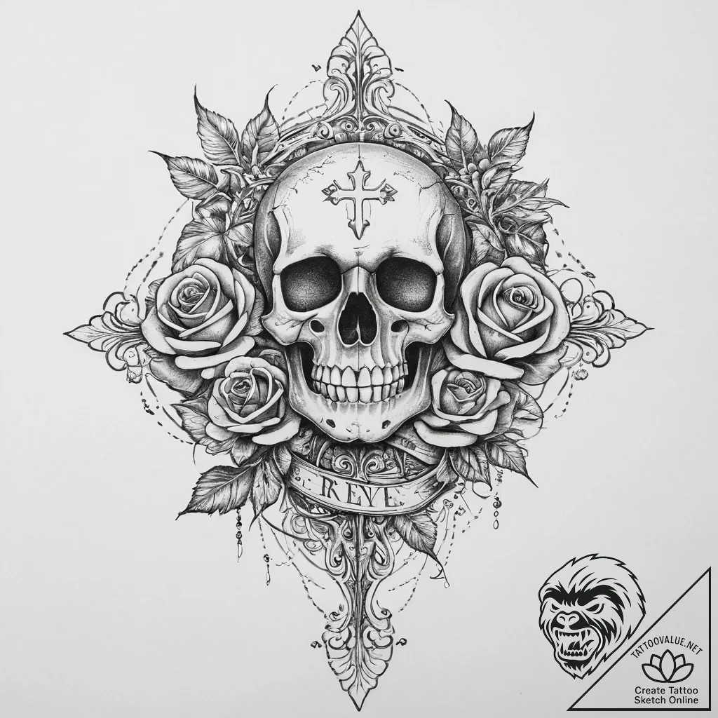 Tattoo sketch sea, tattoo drawing outline, bl... - tattoo sketch (№1760685407_0, 17.10.2025 07:16) — tattoovalue.net
