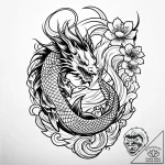 Tattoo sketch jungle exploration with a mache… – tattoo sketch (№1760699563_0, 17.10.2025 11:12) — tattoovalue.net