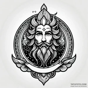 Tattoo sketch neptune planet, tattoo flash sh… – стиль Jagger Old – эскиз тату (19.10.2025 13:37)