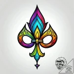 Fleur-de-lis forged from twisted thorns, conc… – style Jagger Old – tattoo sketch (01.11.2025 23:58)