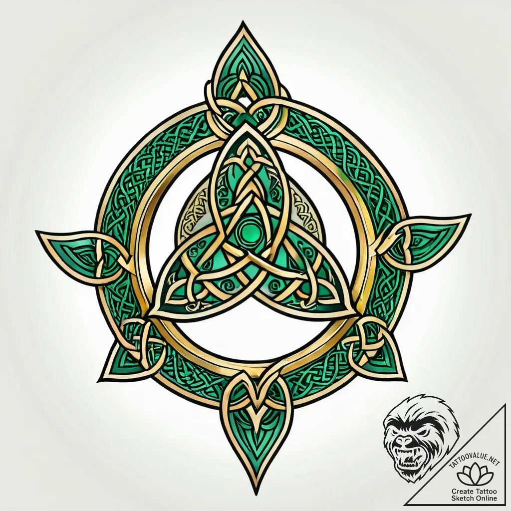 Celtic - style Jagger Old - tattoo sketch (02.11.2025 01:18)
