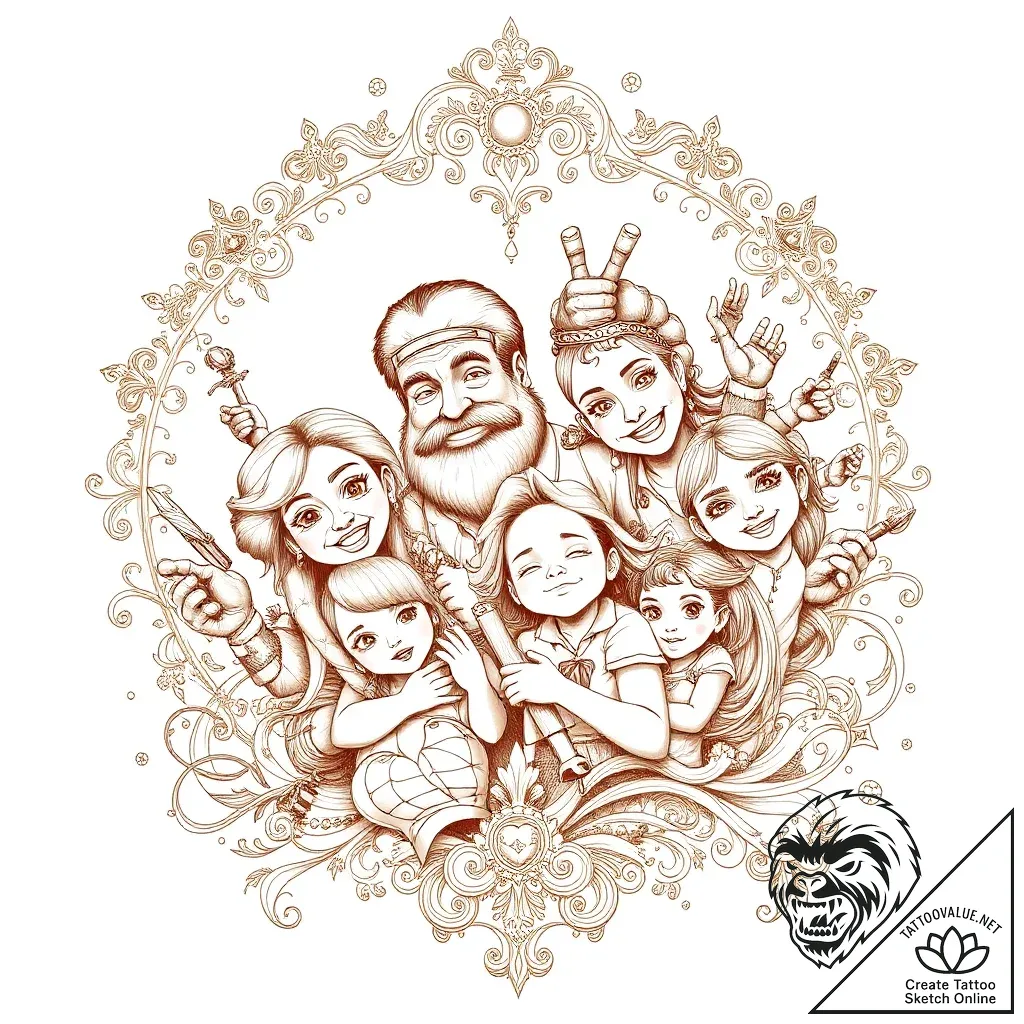 Tattoo sketch, rick mitchell, the mitchells v... - style Flux Inscriptions - tattoo sketch (02.11.2025 02:23)