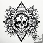 Zodiac constellation, minimalist dots and lin… – style Jaeger Simple – tattoo sketch (02.11.2025 02:28)